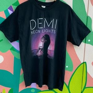 Demi Lovato Neon Lights Official Concert Tour Shirt